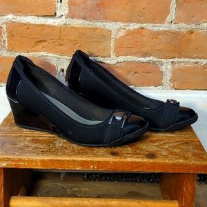 Anne Klein Unice Flat Sport Closed Toe Low Wedge Heels